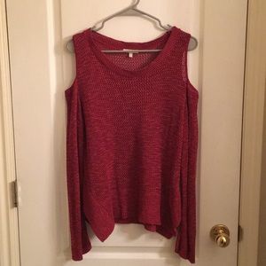 Cold Shoulder Sweater